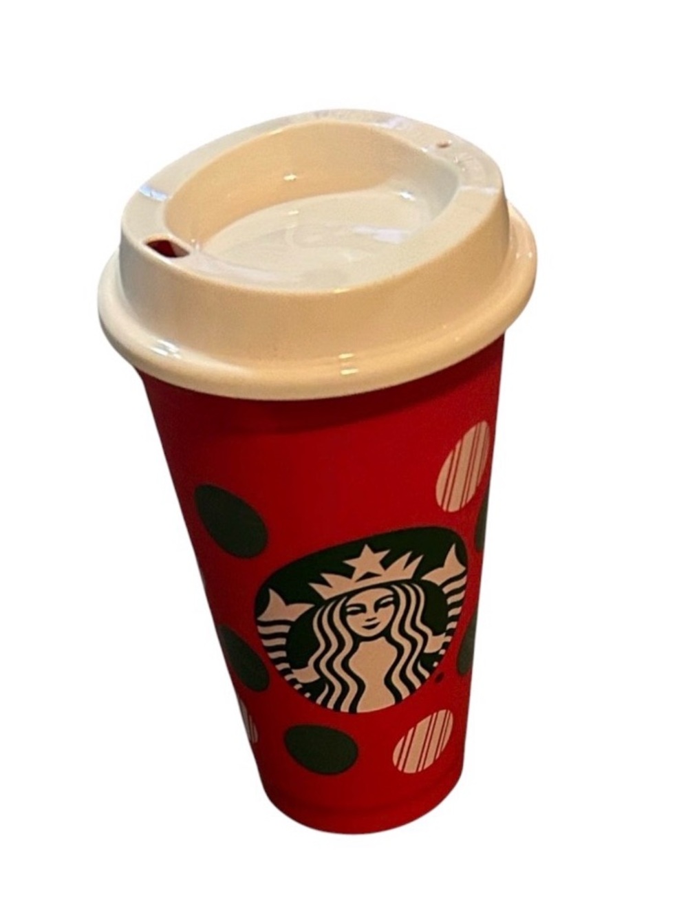 Starbucks Festive Red and Green Cup